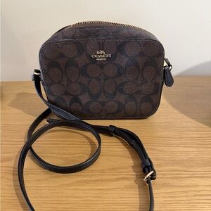 Coach Signature Brown Crossbody Bag